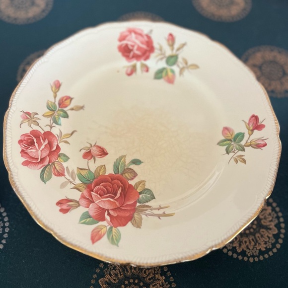 Pink Rose Royal Swan dish set - Picture 2 of 2